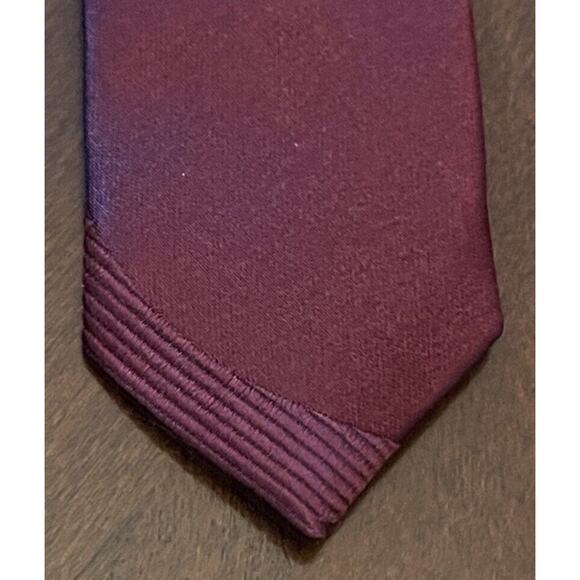 Bcbg Attitude Burgundy Hand Made 100% Imported Silk Made In China - Picture 6 of 9